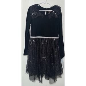 Cat & Jack Girls M (7/8) Dress Tulle Formal Holiday Birthday Sparkly New Years